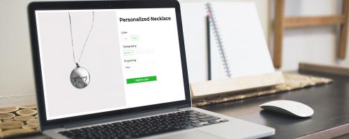 Online personalization for e-commerce website