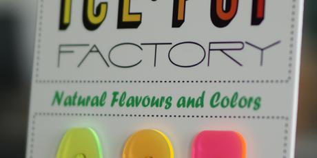 Grabado de letrero Ice POP